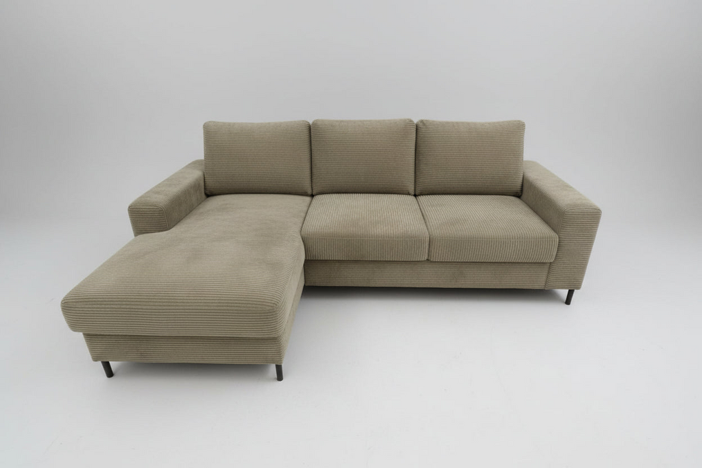Ecksofa Ottomane links Cord Poso-vorbestellbar-