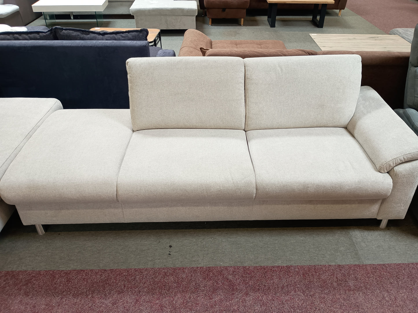 Recamiere mit Hocker