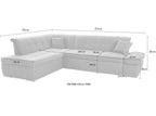 Ecksofa NMoric Blau