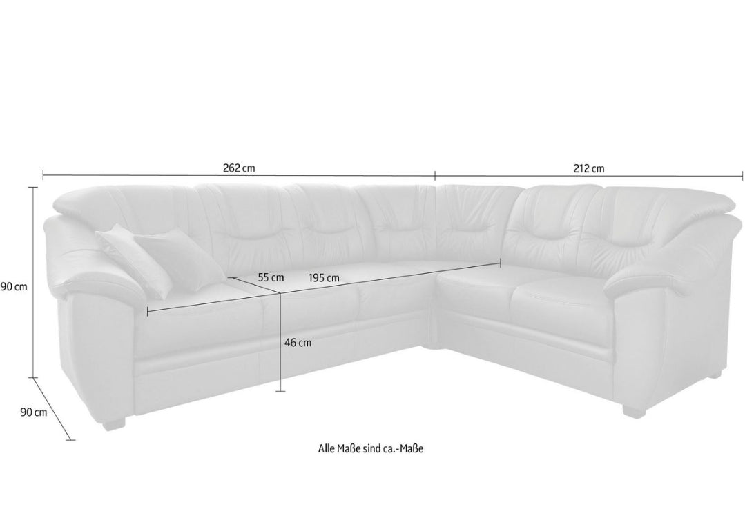 Ecksofa Savona NaturLeder 2. WAHL