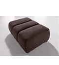 Hocker braun Wildlederoptik