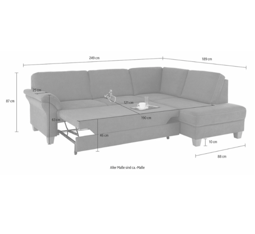 Ecksofa Borkum