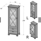 Vitrine Einzelstück / Posten Aktion