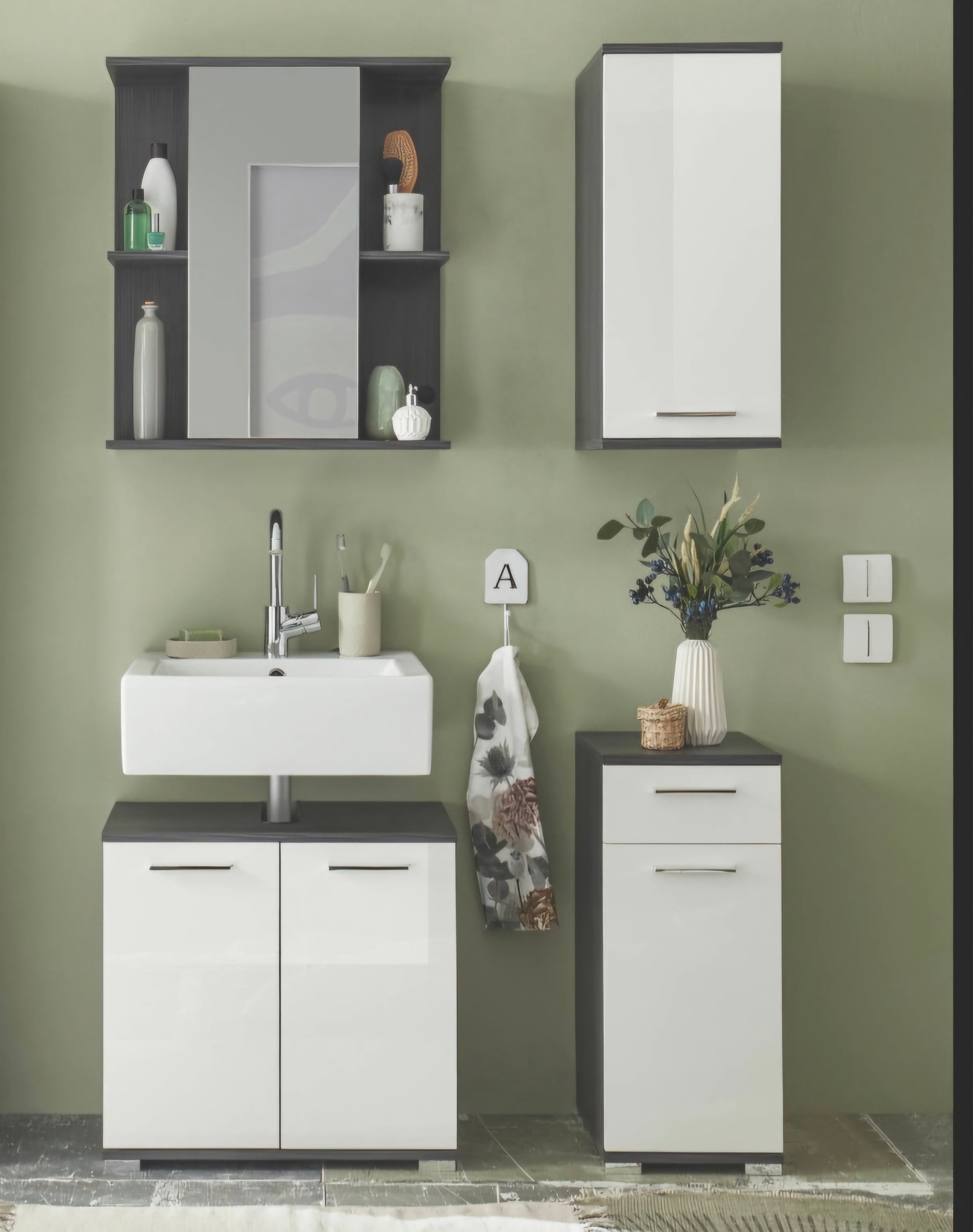 Badezimmer-Set 4-teilig