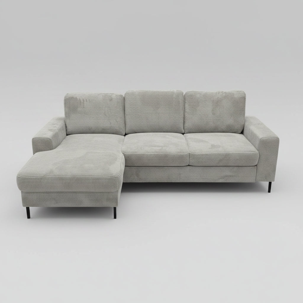 Ecksofa Ottomane links Cord Poso-vorbestellbar-