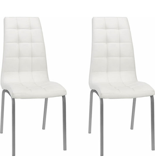 Esszimmerstühle 2er Set in weiß