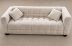 Teddyflausch Sofa  Stella grau oder beige