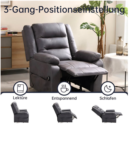 TV-Sessel elektrisch mit Aufstehhilfe und Massagefunktion