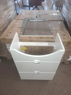Waschbeckenunterschrank + Spiegel