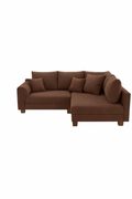 Ecksofa braun