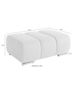 Hocker braun Wildlederoptik