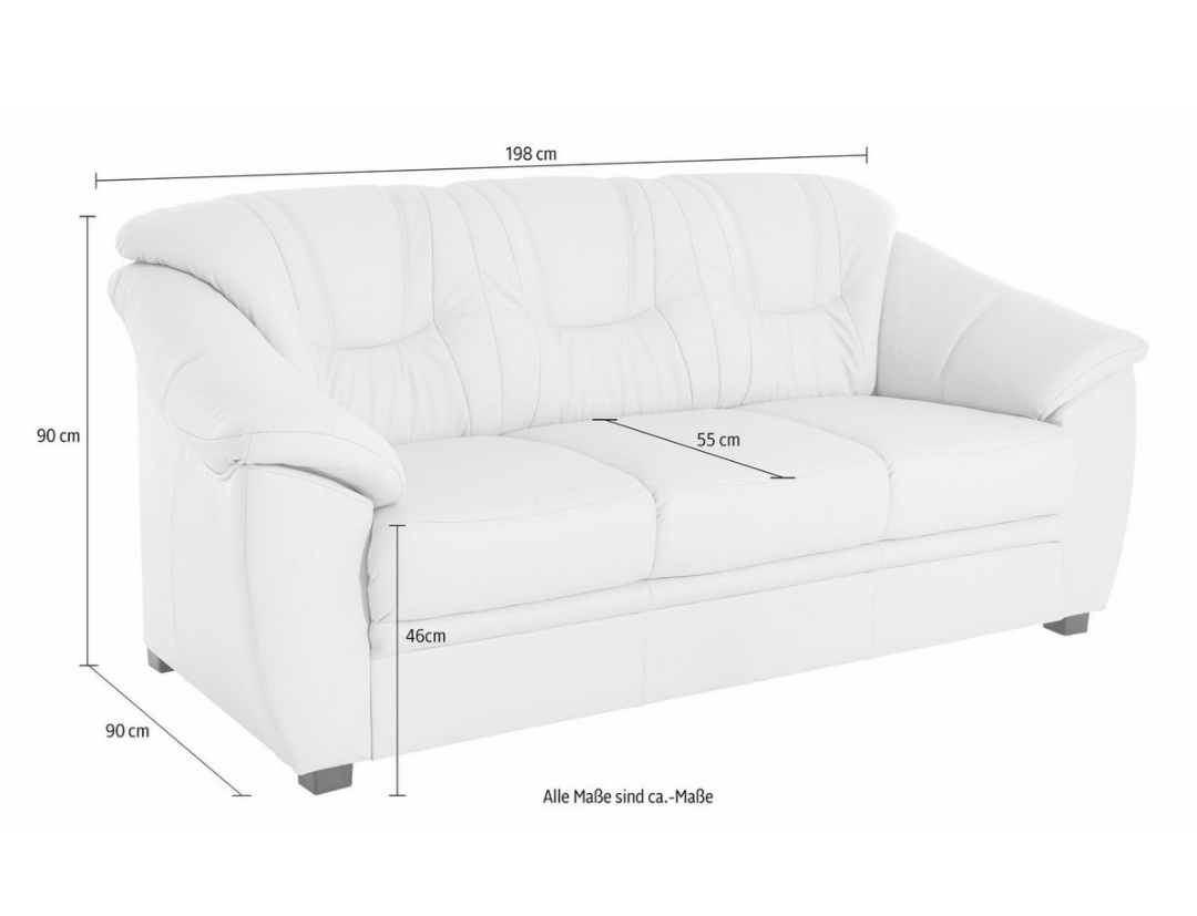 3-Sitzer Beige