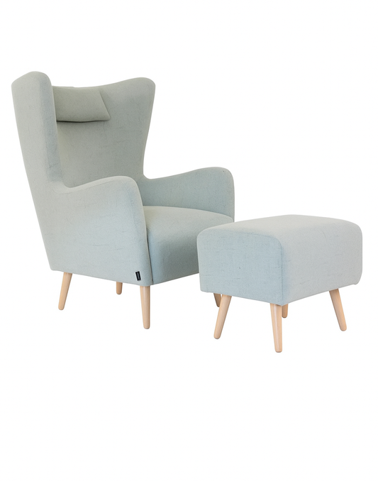 Sessel inklusive Hocker Mint