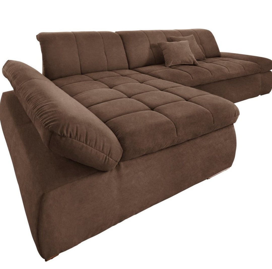 Ecksofa braun