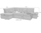 Ecksofa NMoric Blau