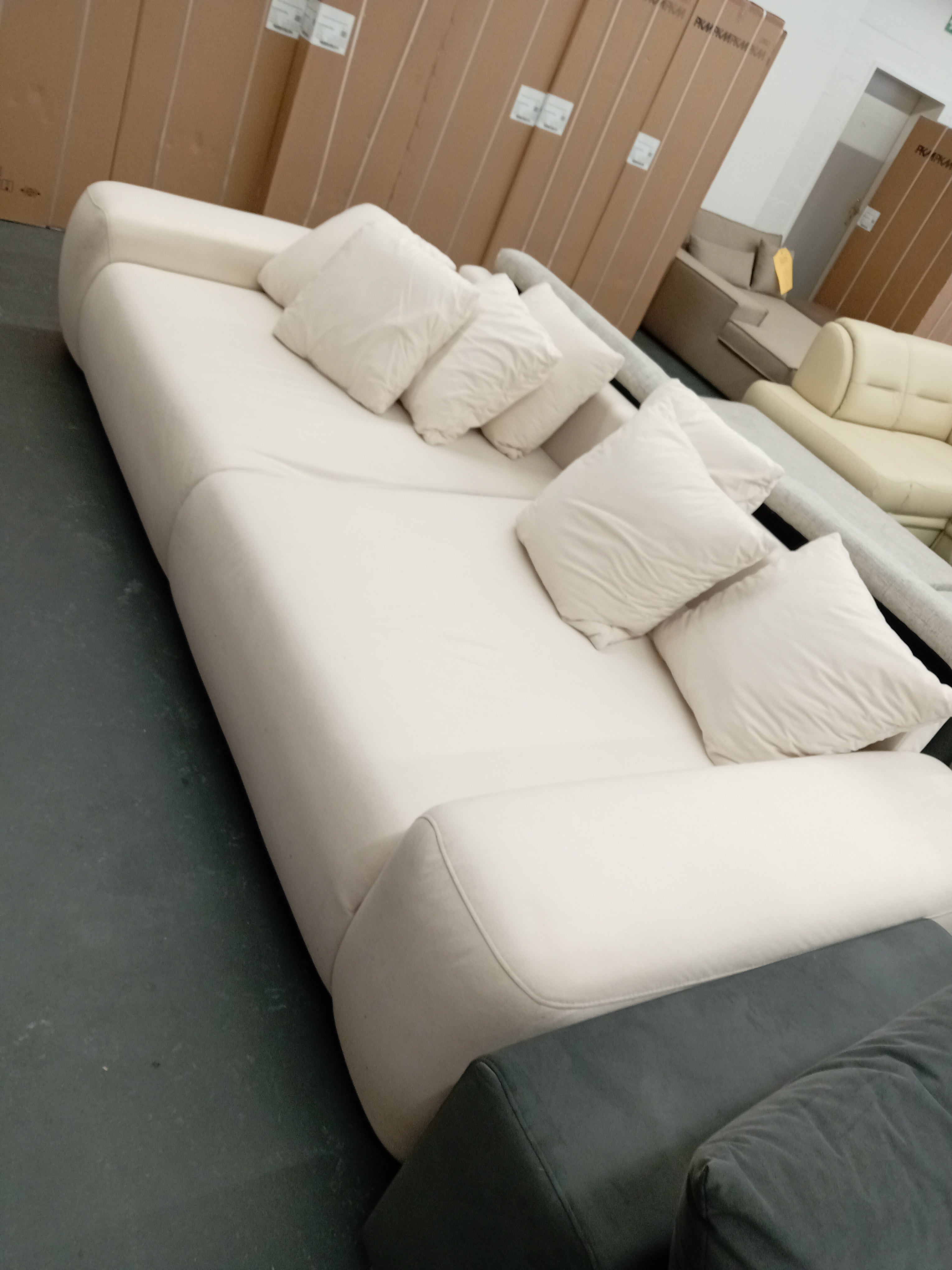 Big Sofa beige 2. Wahl outlet