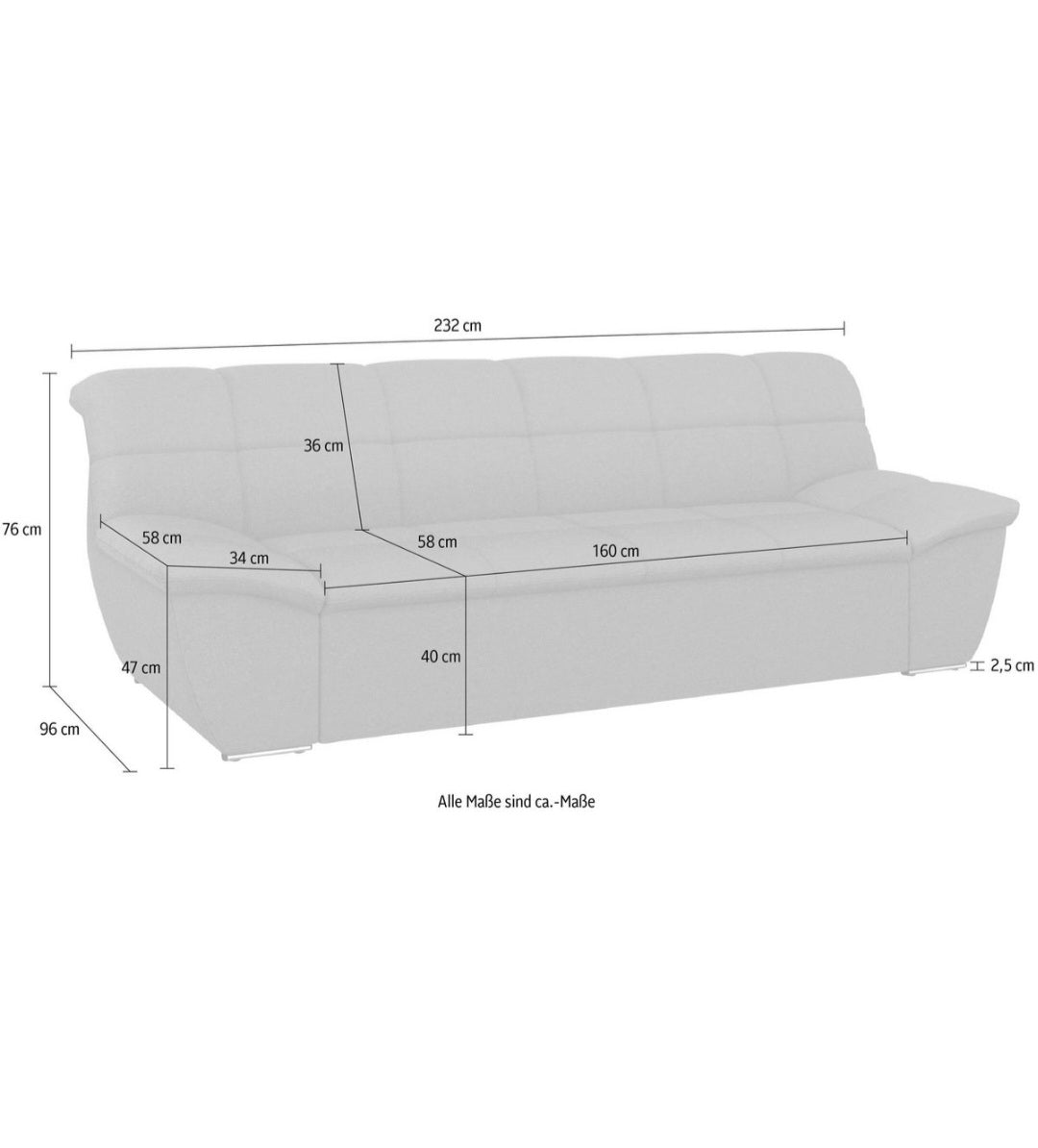 Sofa 3-Sitzer Abverkauf