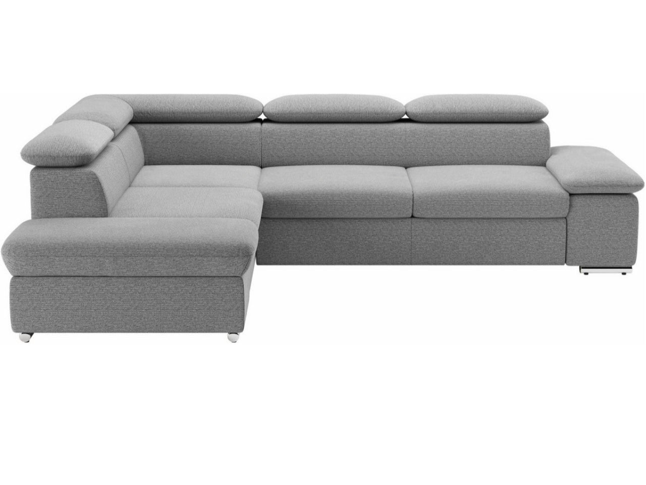 Ecksofa mit Kopfteilverstellung