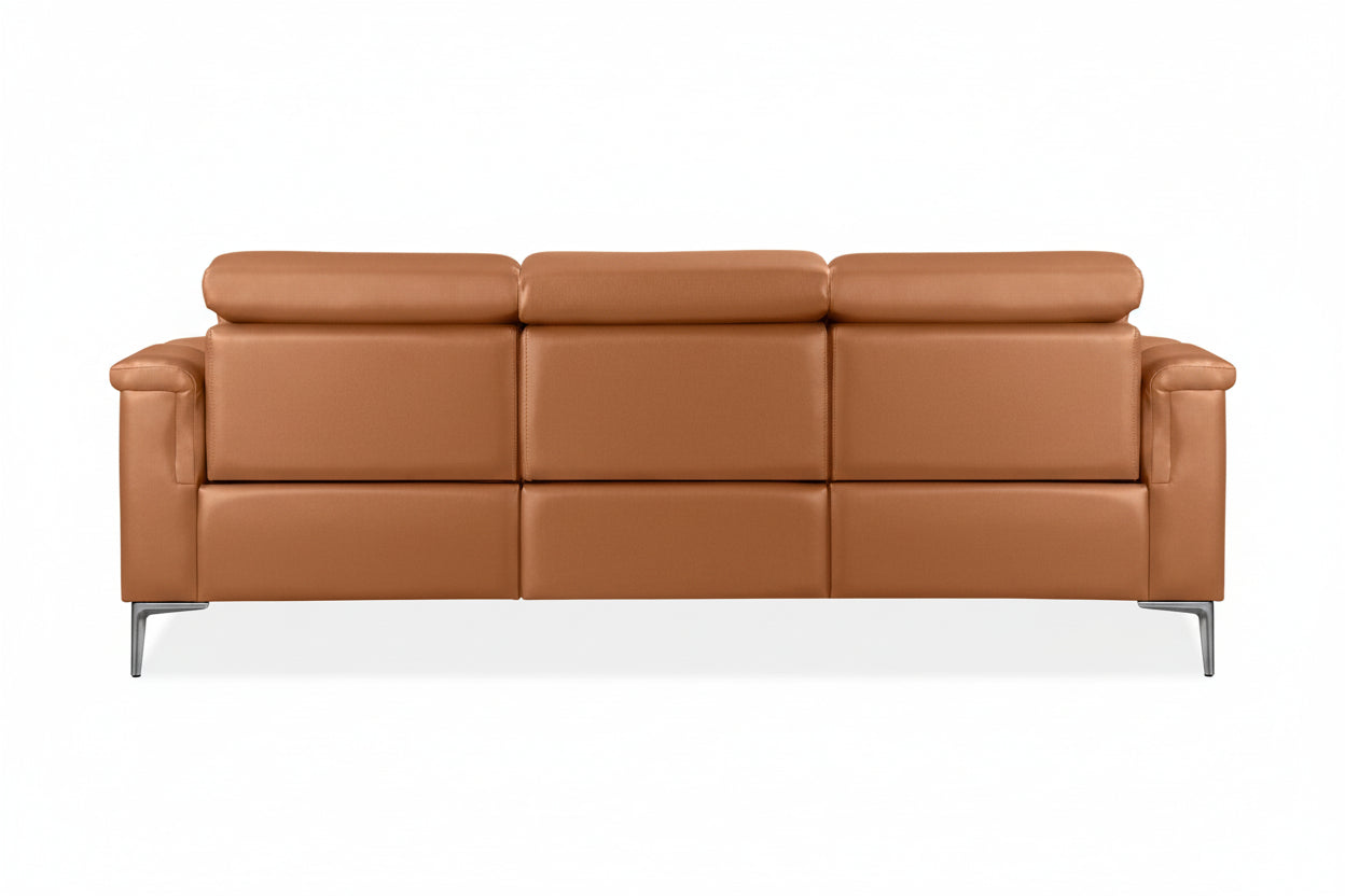 3-Sitzer Cognac