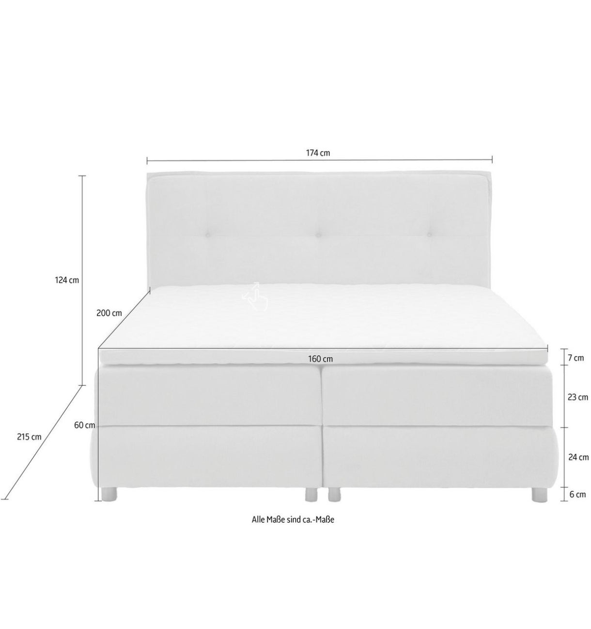 Boxspringbett 160x200