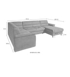 Wohnlandschaft Naturleder