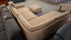 Ecksofa mit passendem Hocker