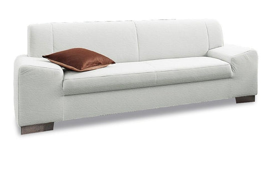 3-Sitzer Kunstleder weiß