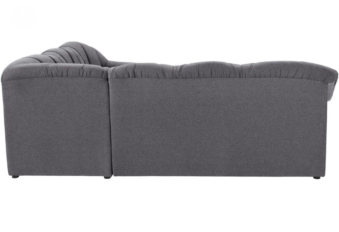 Ecksofa Ottomane links grau