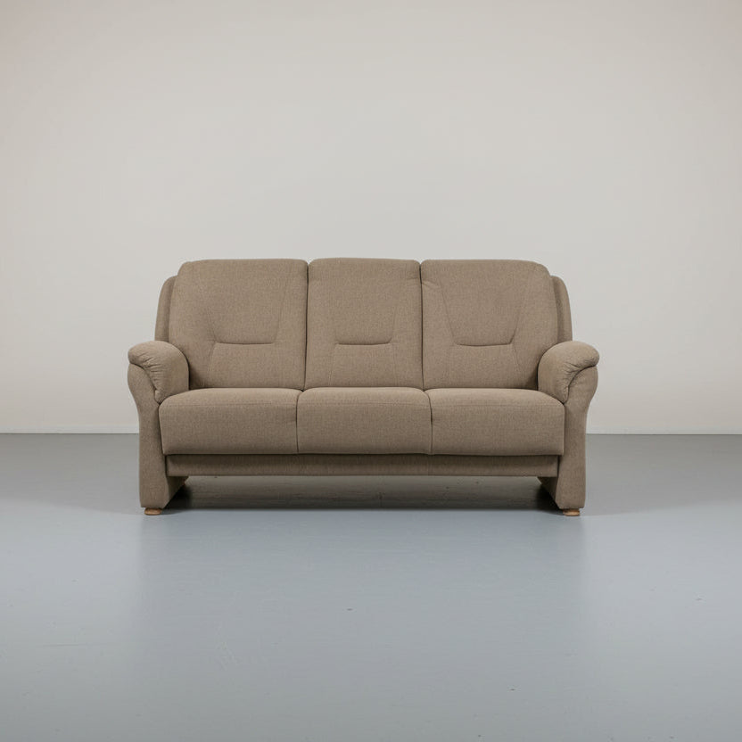 3-Sitzer Sofa mit Sessel und Hocker
