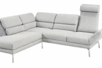 Ecksofa mit hochklappbaren Rücken Jahresstart Einzelstück / Posten  Aktion