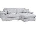 Big-Sofa XXL Cord Hellgrau