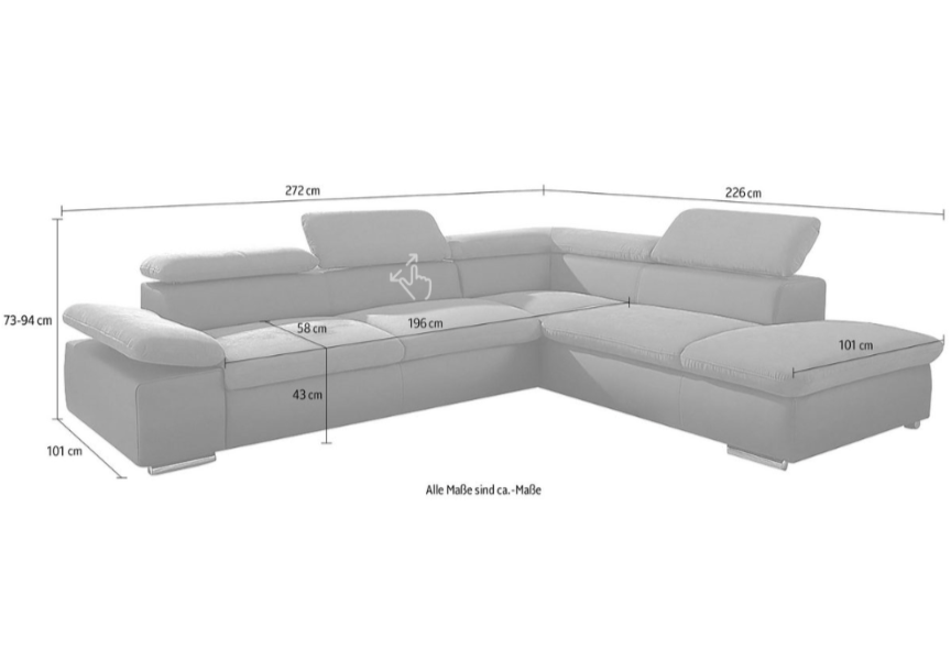 Ecksofa Valentine