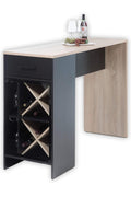 25 Bartisch mit Flaschenregal