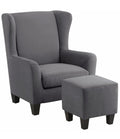Ohrensessel inklusive Hocker