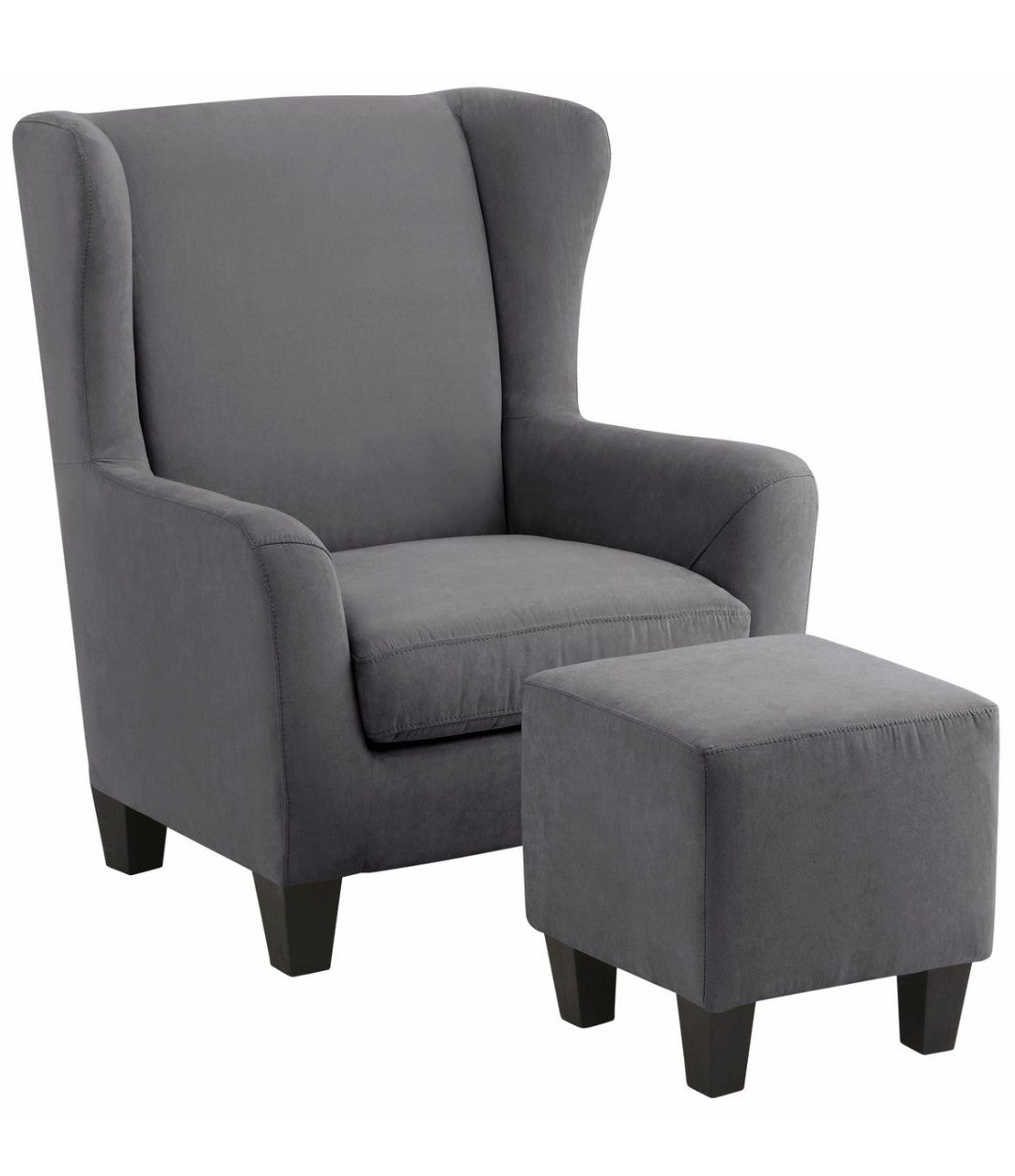 Ohrensessel inklusive Hocker