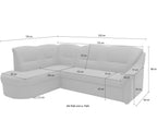 Ecksofa mit Sessel  Aktionspreis