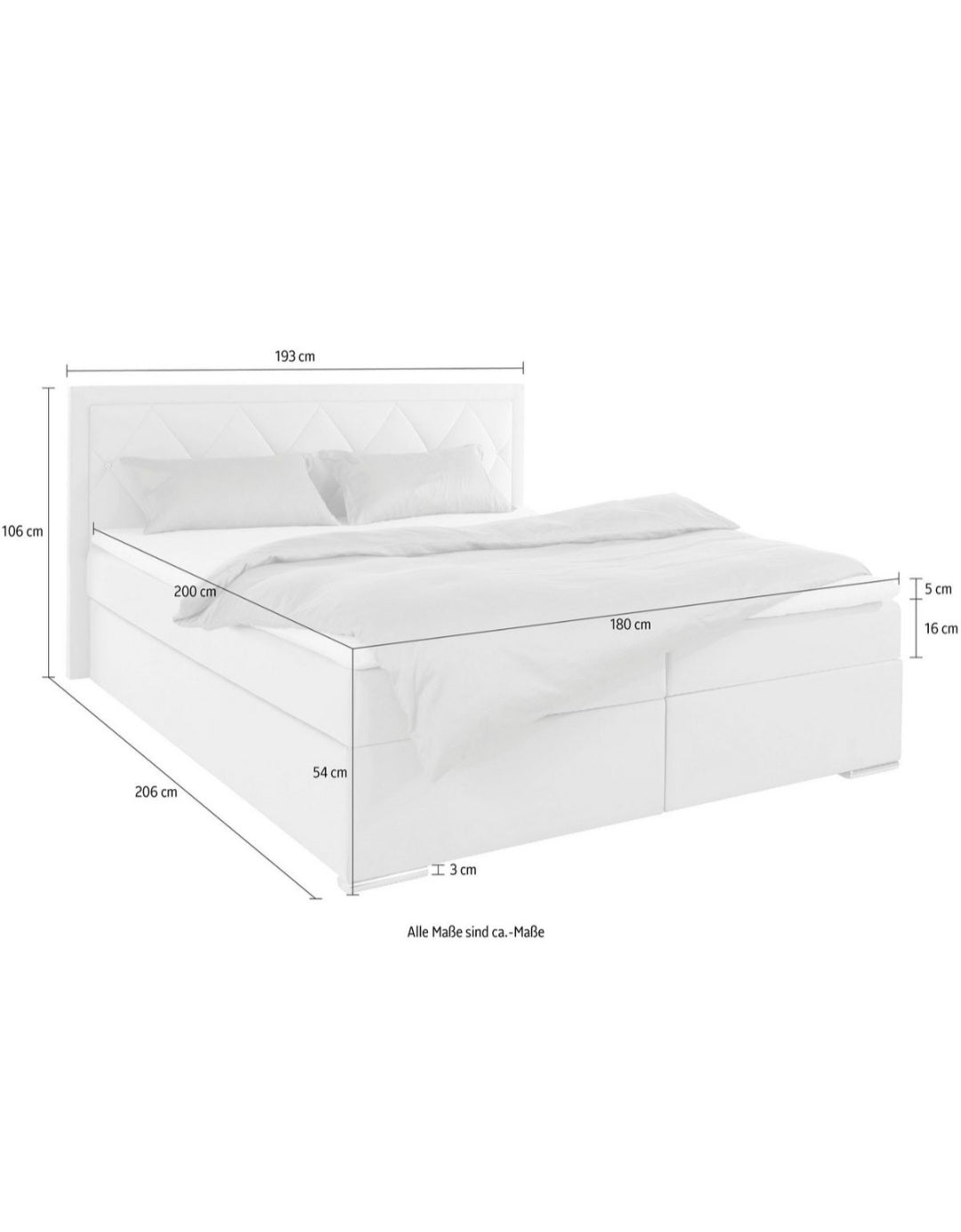 Boxbett 180x200 mit Bettkasten