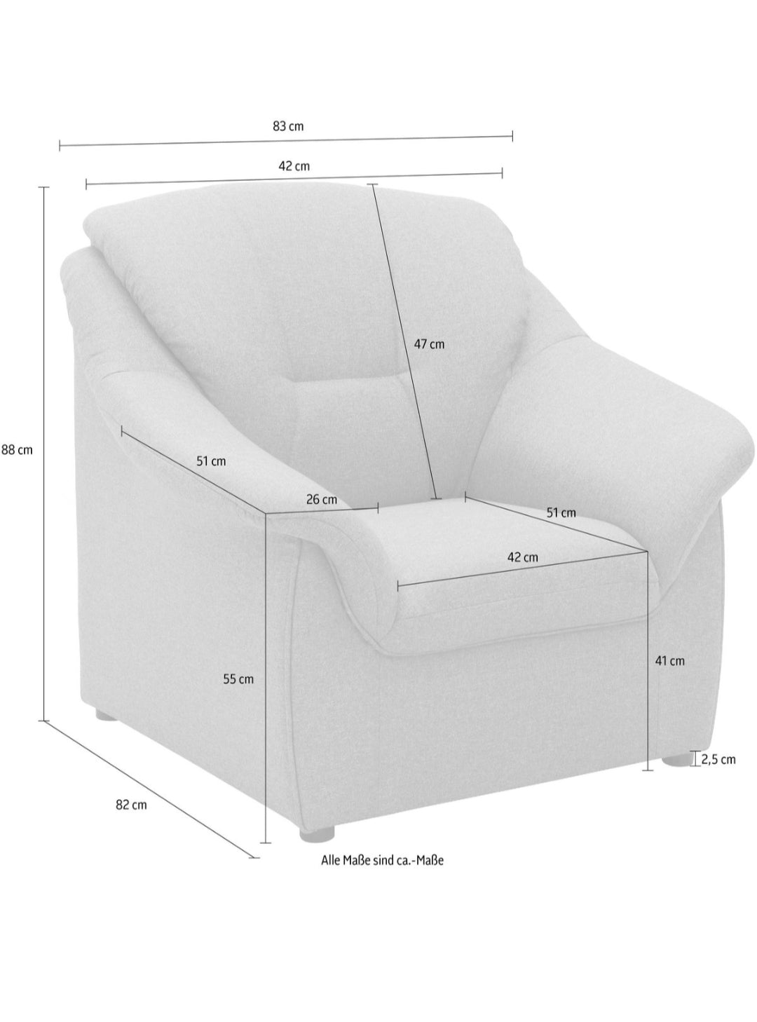 Ecksofa mit Sessel  Aktionspreis
