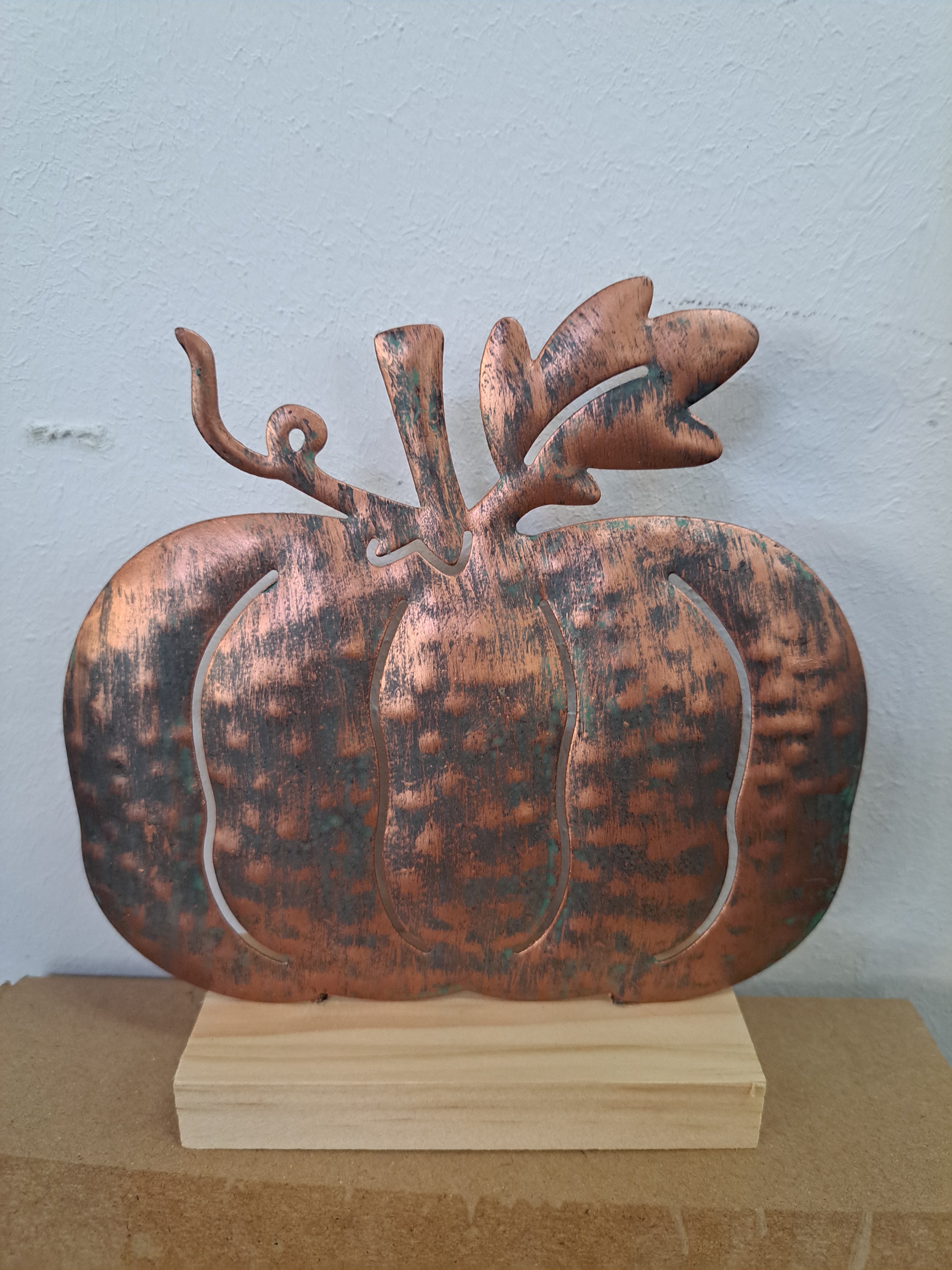 Deko Herbst Kürbis "Metallic"