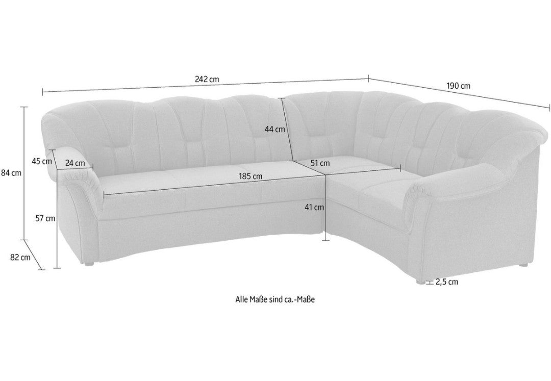 Ecksofa mit Schlaffunktion