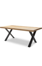 Esstisch mit Baumkante 180 x 100