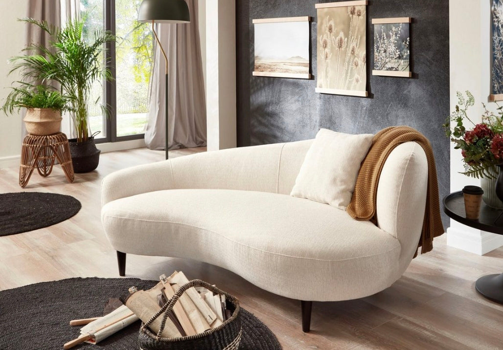 Chaiselongue Olivia - Sofa in Nierenform
