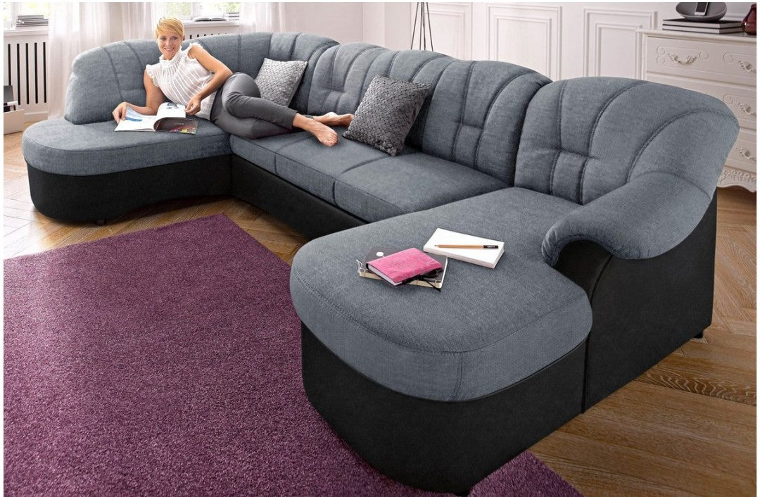 Wohnlandschaft mit Schlaffunktion