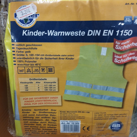 Kinder Warnweste