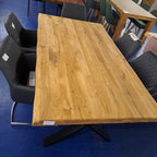 Esstisch mit Baumkante 180 x 100
