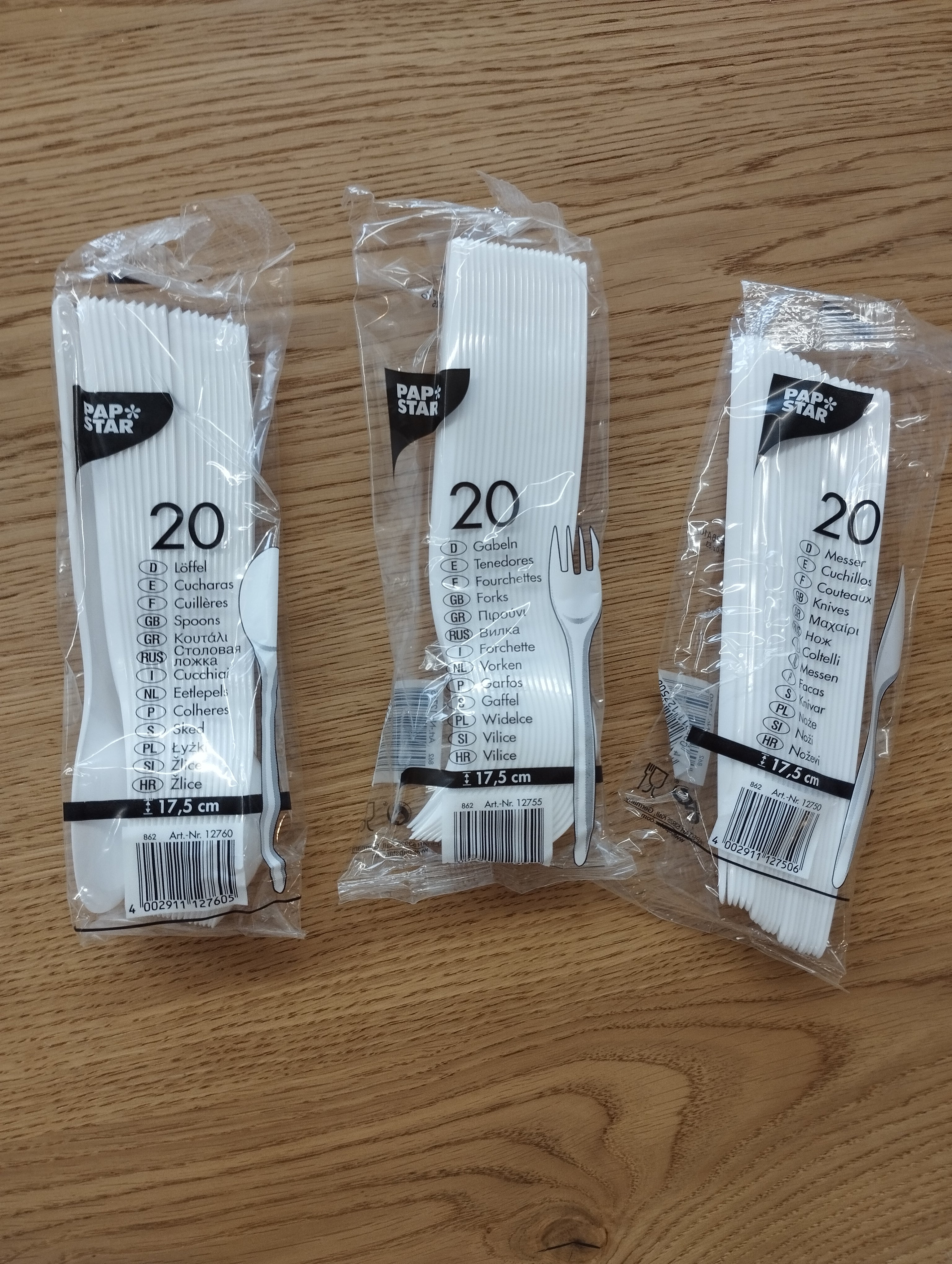 Plastikbesteck Sonderposten