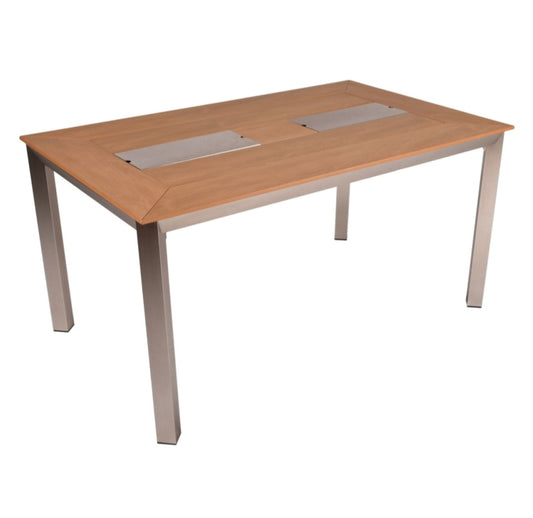 Gartentisch mit 2 Eisbehältern